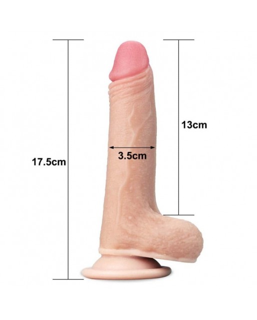 Dildo Realistico Sliding-Skin Dual-Layer Cock 17,5 cm - 7 inch - LoveToy