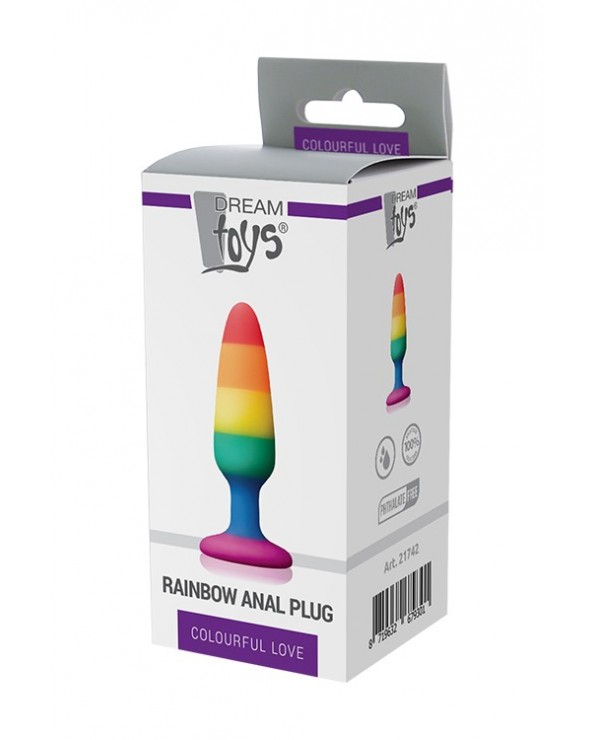 Rainbow Anal Plug Small