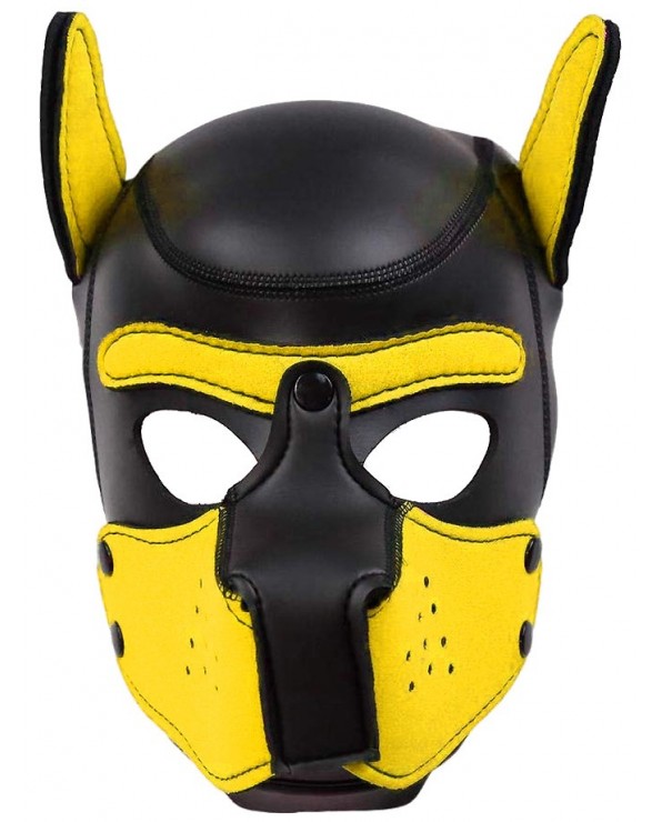 Pupplay Dog Mask - Nera/Gialla