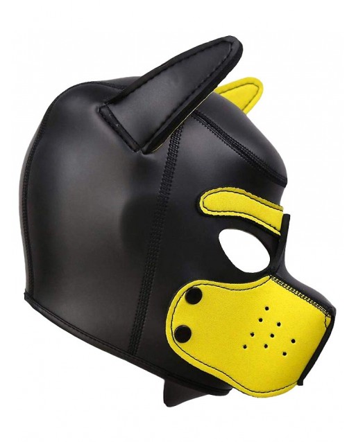 Pupplay Dog Mask - Nera/Gialla