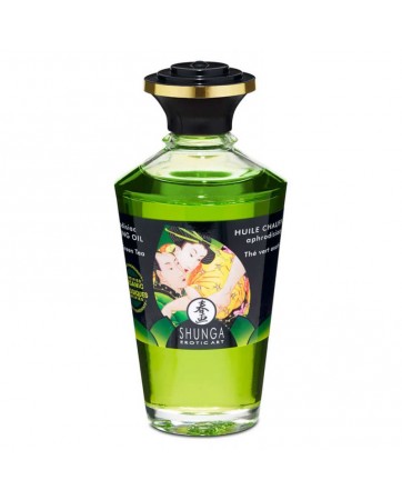 SHUNGA olio riscaldante al The Verde Esotico - 100 ml