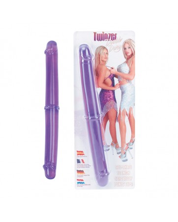 TWINZER 12" DOUBLE DONG PURPLE