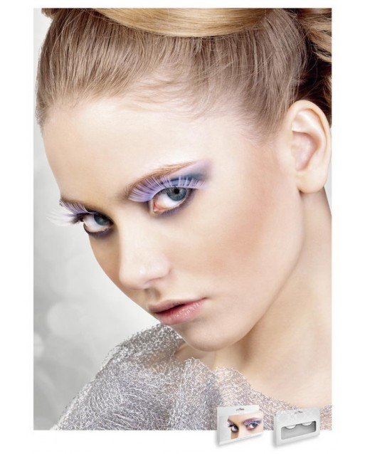 WHITE GLITTER EYELASHES WHITE GLITTER EYELASHES