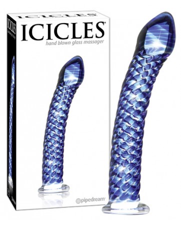 Icicles No. 29 - Hand Blown Glass Massager