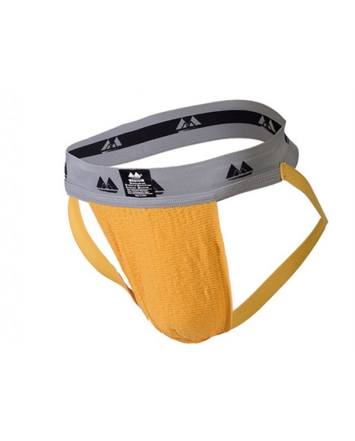 Jockstrap giallo con banda elastica grigia - Meyer