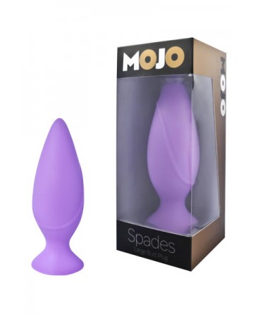 Mojo Spades Large Butt Plug Purple