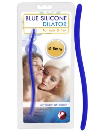 Blue Silicone Dilator 6 mm