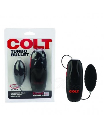 Stimolatore anale - Colt Turbo Bullet - Black
