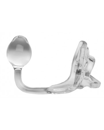 But Plug con anello Armour Tug Lock - Clear - Perfect Fit