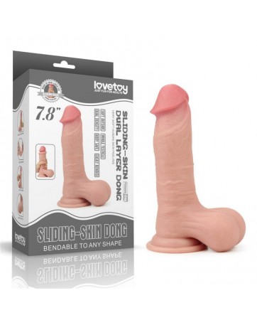 Dildo Realistico Sliding-Skin Dual-Layer Cock 19,5 cm - 7,8 inch - LoveToy