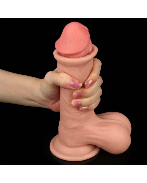 Dildo Realistico Sliding-Skin Dual-Layer Cock 19,5 cm - 7,8 inch - LoveToy