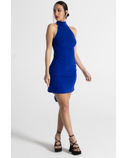 Texas Abito Blue in lycra - Patrice Catanzaro