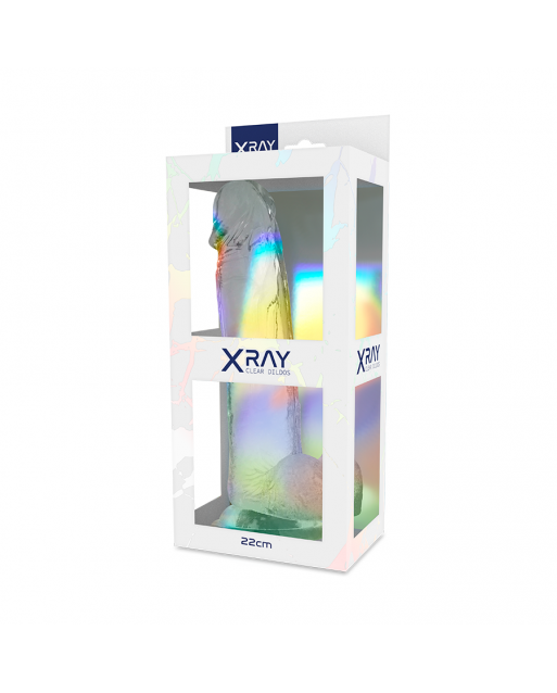 XRAY CLEAR COCK 22 CM X 4,6 CM