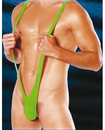 Mankini Verde Neon - taglia unica - Blue Line